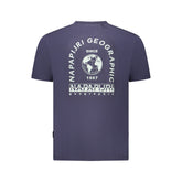 Napapijri Blue Cotton Men T-Shirt